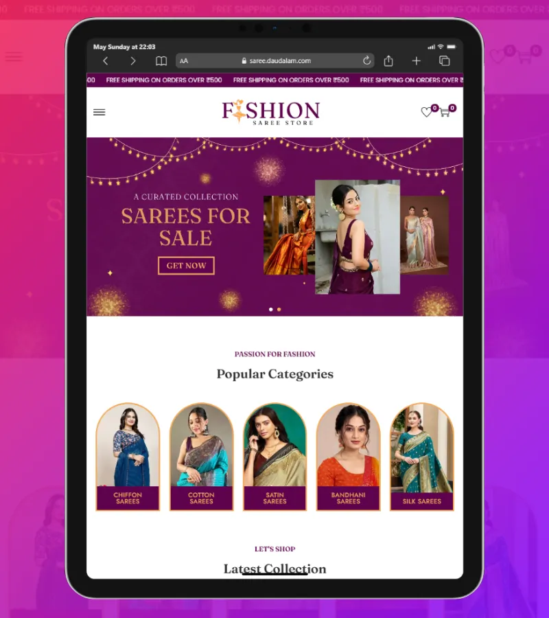 ecommerce website